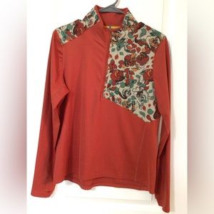 Janji Transit Tech Half Zip Mexico Print-Medium